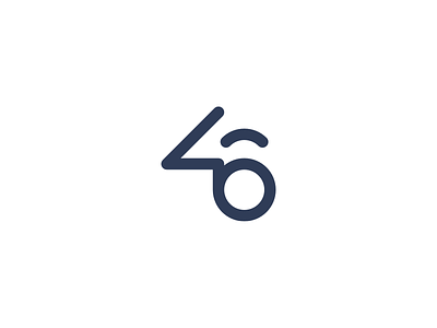 46 Labs 46 46 labs branding identity isotype logo logotype minimal monotype numbers shape
