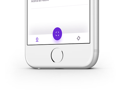 White ☸️ app apple coupon ios menu minimal profile purple scan ui white