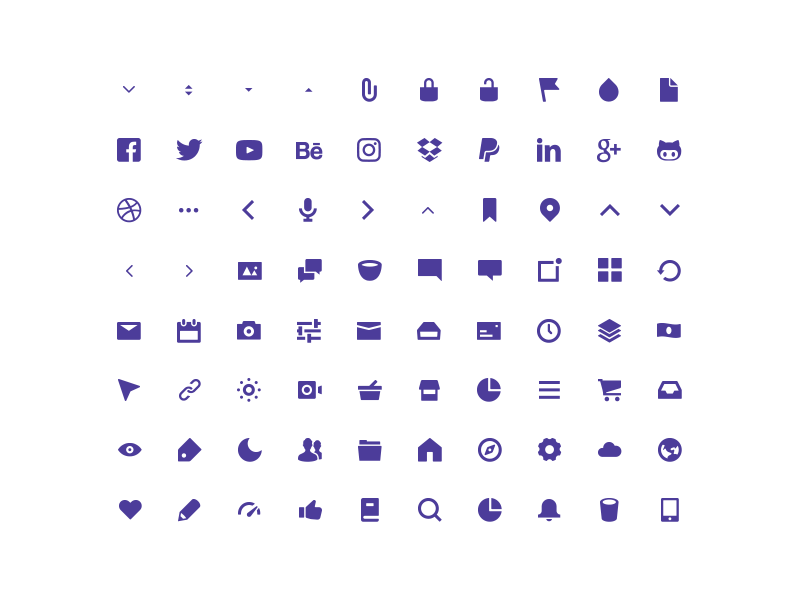 Icalicons 👽 💜 download font free icalia icon icons minimal pack set type