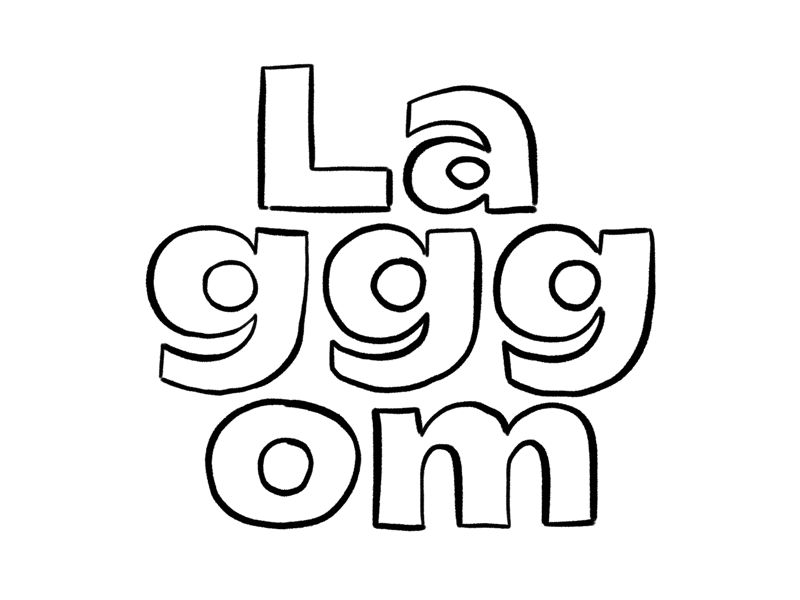 ggg animation gif ipad lagom logo procreate product design
