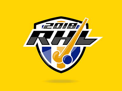 Royal Hockey League 2018 - Event Logo branding event graphicdesign hockey icon league logo logodesign royal