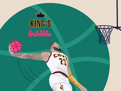 LeBron James basketball cavs cleveland debut shot first shot illustration lebron james nba