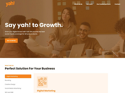 Yah! - Website Design