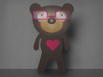 Teddy Bear love teddy bear valentine vector