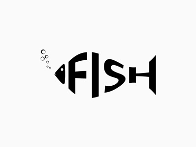 Fish adobe illustrator creative creativity design fish fish logo freelancer illustration logo logodesign logotype type typography vector wordmark wordplay
