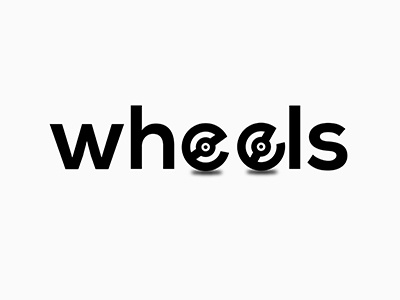 Wheels adobe illustrator creative creativity freelancer illustration logodesign logotype typography wheel logo wheel wordmark wheels wordmark wordplay