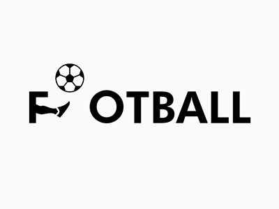 Football adobe illustrator creative creativity fifa fifa logo football football logo freelancer illustration logodesign logotype surrealism typography wordmark wordplay