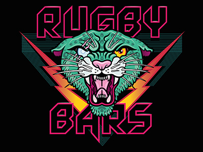 Rugby «Bars» Logo illustration logo sport vector