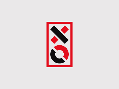 Xo 100 icon logo red xo