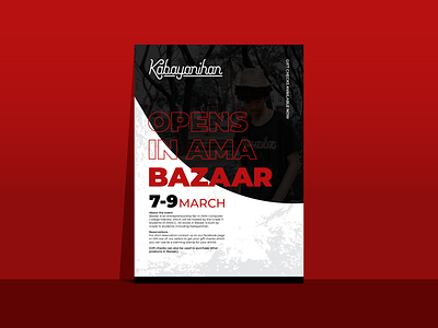 Kabayanihan Poster contrast monoline poster red texture typography