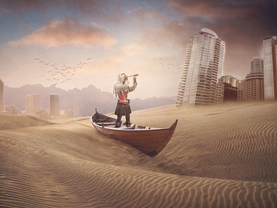 Lost in Desert graphicdesign image editing image manipulation