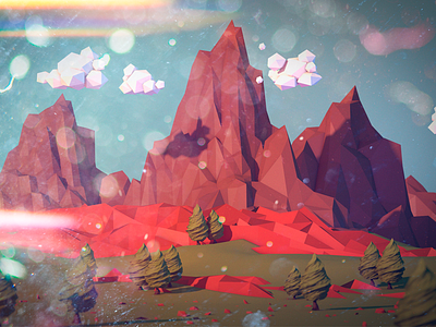 Magic Mountains by Diamond Pete on Dribbble