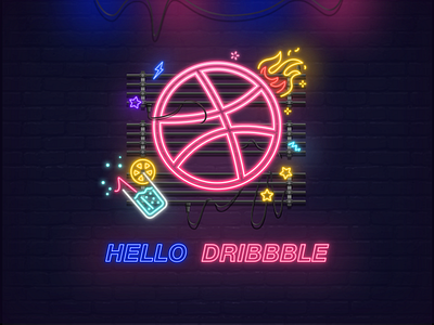 Hello Dribbble ui 插图 设计