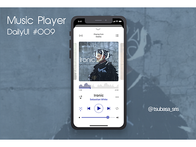 DailyUI#009 "music player" 009 app dailyui dailyuichallenge design music music app music artwork music player sketch ui uidesign