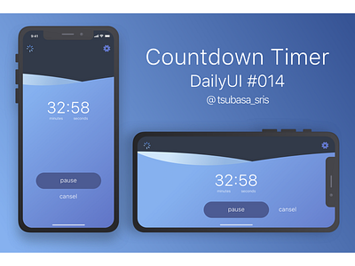 DailyUI#014 "Countdown Timer"