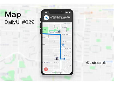 DailyUI#029 "Map" app dailyui dailyui 029 dailyui challenge dailyuichallenge map app maps navigation sketch tracking tracking app ui ux