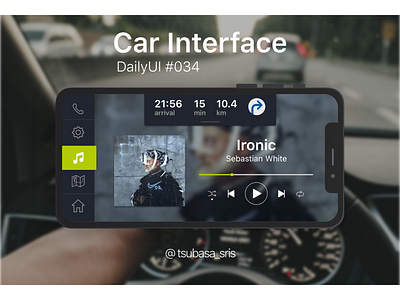 DailyUI#034 "Car Interface"