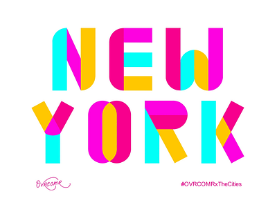 New York . #OVRCOMRxTheCities america branding corporate identity digital art digital lettering drawing fine art font hand lettering handmade illustration new york ovrcomrxthecities pattern street art type typography watercolor