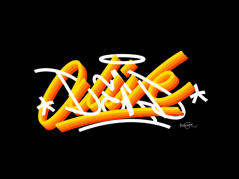 Alive / Dead . vintage type anaglyph kids toys logo animation comics drawing illustration font typography pattern handmade lettering quotes tagging grafitti street art