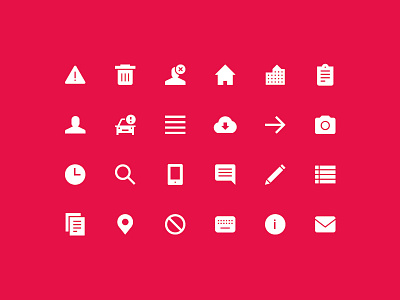 Australian Bureau of Statistics Iconography Set iconography icons simple