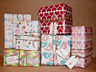 Wrap Project gift wrap pattern print