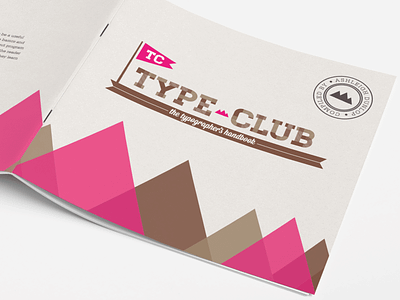 Type Club: The Typographer's Handbook boy scout fight club handbook hipster illustration print typography