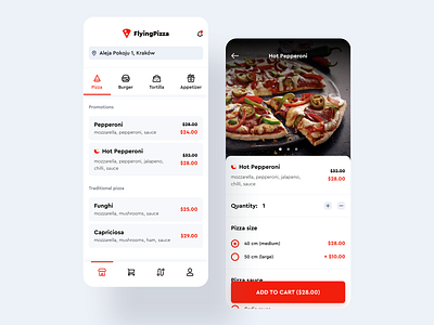 Flying Pizza App