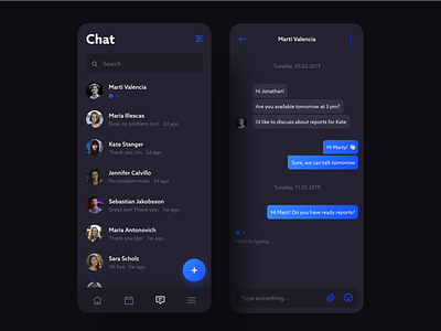 Chat (Dark Mode)