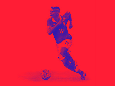 Paul Pogba : Vive La France! art direction champion design football france paul pogba photo illustration soccer sports vive la france world cup