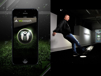 Adidas : Smart Ball / Mi Coach App adidas art direction ball branding football ios process smart ball soccer sport tech ux ui