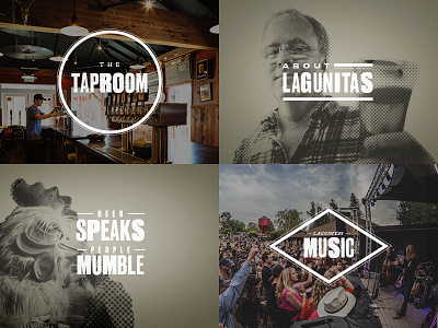 Lagunitas Redesign : Features Grid art direction beer brewery california craft beer graphic design ipa lagunitas music petaluma sonoma
