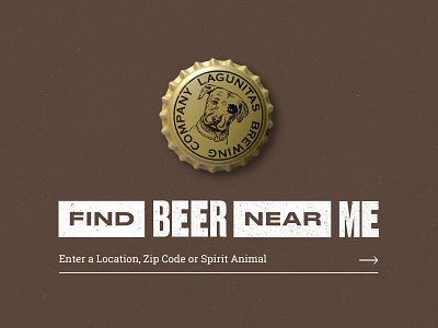 Lagunitas Redesign : Beer Finder art direction beer brewery california craft beer graphic design ipa lagunitas music petaluma sonoma