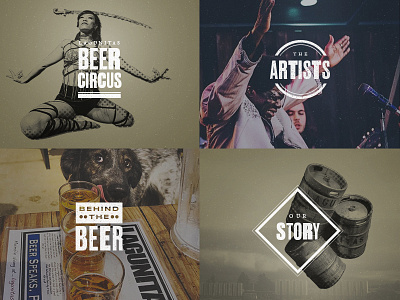 Lagunitas Redesign : Lagunitas Music : Grid Menu art direction beer brewery california craft beer graphic design ipa lagunitas music petaluma sonoma