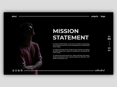 Personal Website - Mission Statement