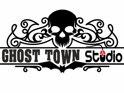 Ghost Town Studio - Logo design logo vector