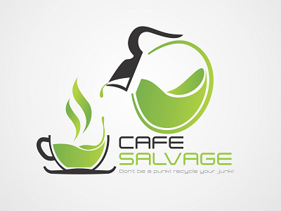Cafe Salvage branding business card design icon illustration logo menu design vector