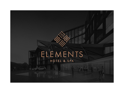 Elements Hotel & SPA - logo branding clean design elegant hospitality hotel logo logo design logodesign minimal spa