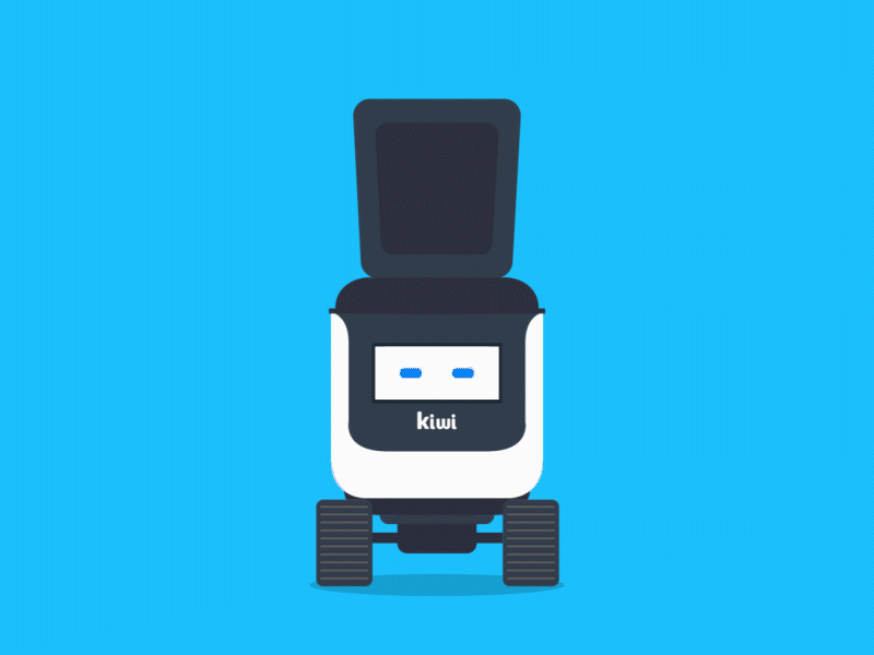 Kiwi Delivery Bot after effects animation design illustration illustrator motion design robot vector