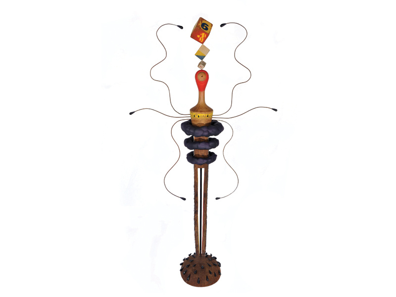 Seep acrylic epoxy metal wood moca sculpture assemblageart