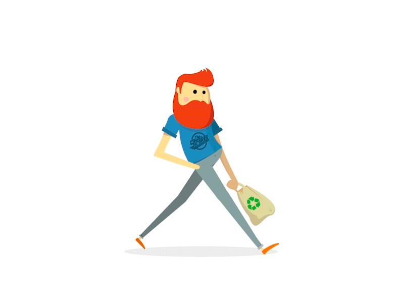 Hipster Walk hipster motiongraphics walkcycle