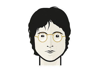 John Lennon beatles illustration johnlennon