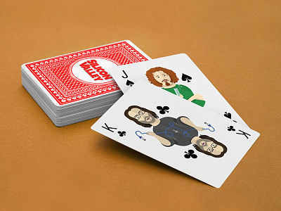 Silicon Valley Playing Cards erlich gilfoyle illustration silicon valley