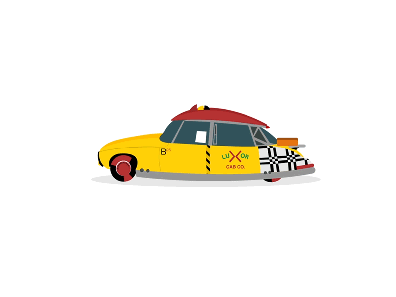 Back To The Future II Taxi 2015 back to the future cab gif hill valley motion graphics taxi
