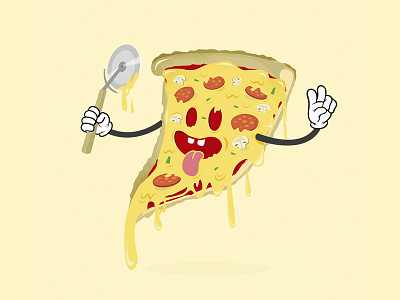 Pizza illustration piza