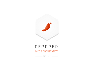 Peppper design hot logo pepper peppper web