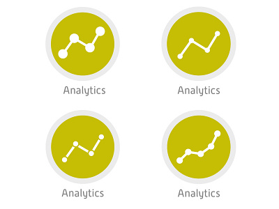 Analytics Icon Development icons symbols