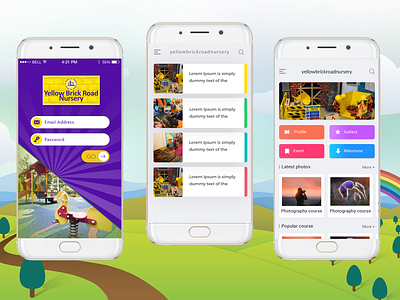 Kids app desigjn design kids kids app look mobile mobile ui