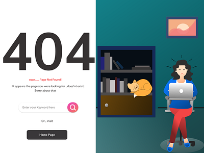 404 page concept