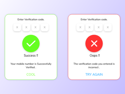 Flash Message Error Success By Pritpal Singh On Dribbble