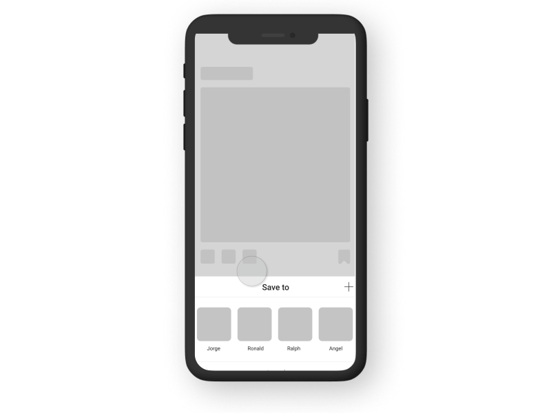 Redesign concept for Instagram’s ‘Save to collection’ by janardhanan ...